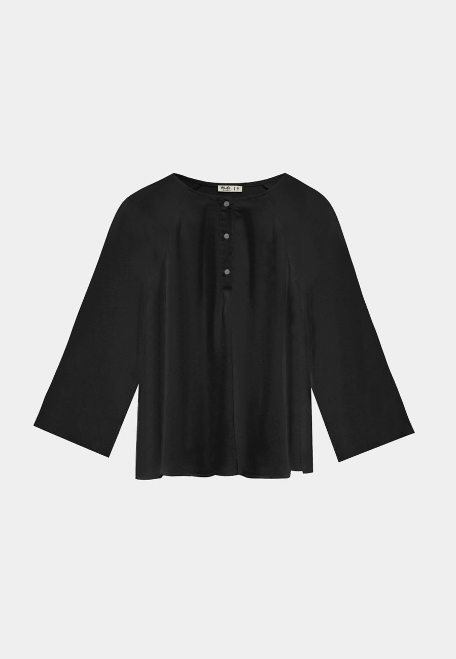 MI&CO Blusa Satinada Biruji Mi&Co | Camisas