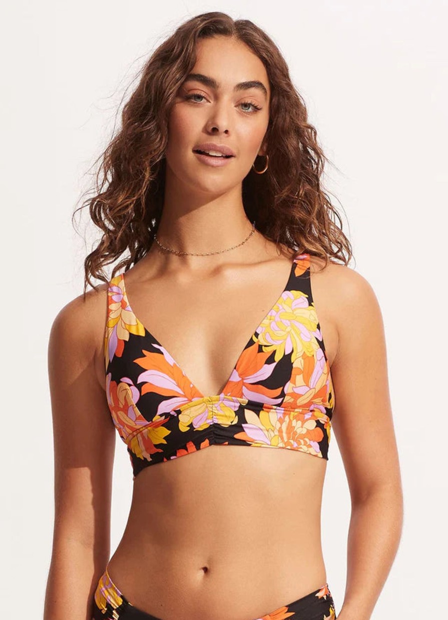 SEAFOLLY Bikini Palm Springs Longline Tri Seafolly | Bano