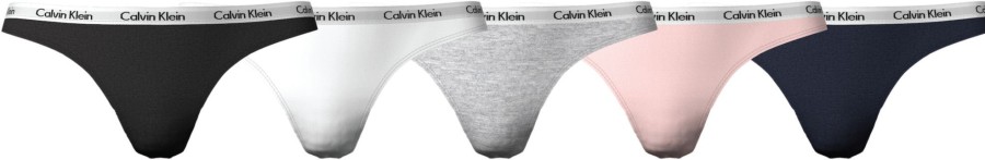 Calvin Klein Pack 5 Tangas Calvin Klein | Ropa Interior Mujer