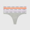 Calvin Klein Pack Tanga Algodon Modern Logo Calvin Klein | Ropa Interior Mujer