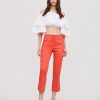 ACCESS Pantalon Cropped De Pernera Recta Access | Faldas Y Pantalones