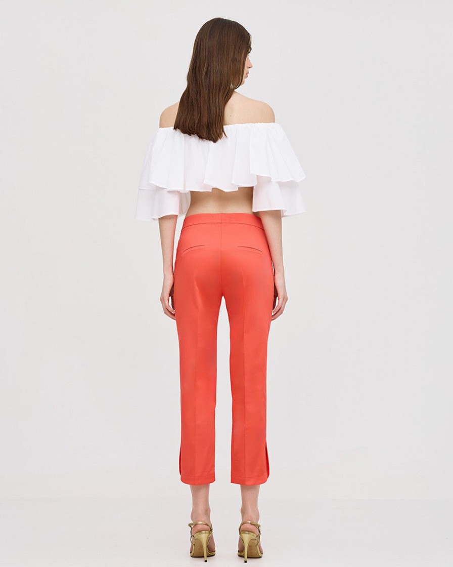 ACCESS Pantalon Cropped De Pernera Recta Access | Faldas Y Pantalones