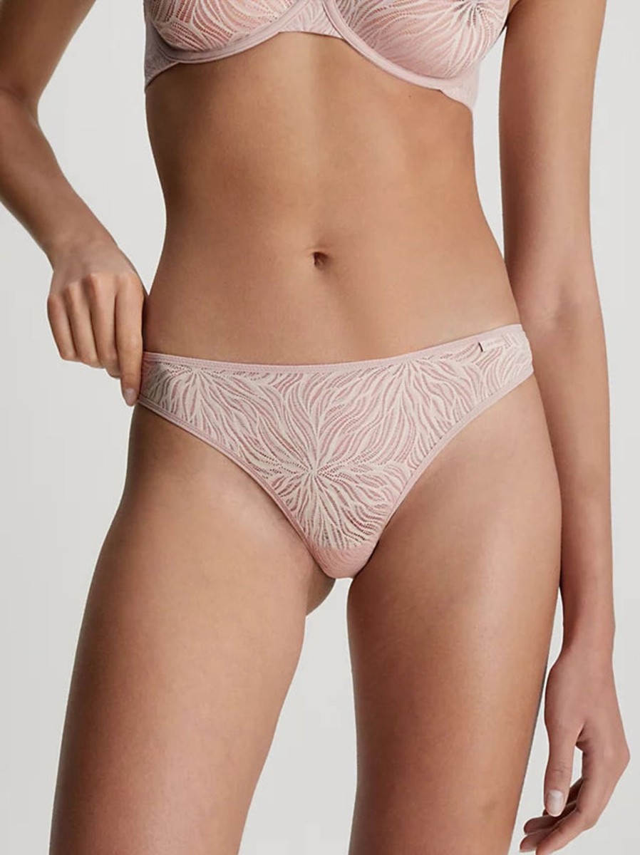 Calvin Klein Tanga - Sheer Marquisette Calvin Klein | Ropa Interior Mujer