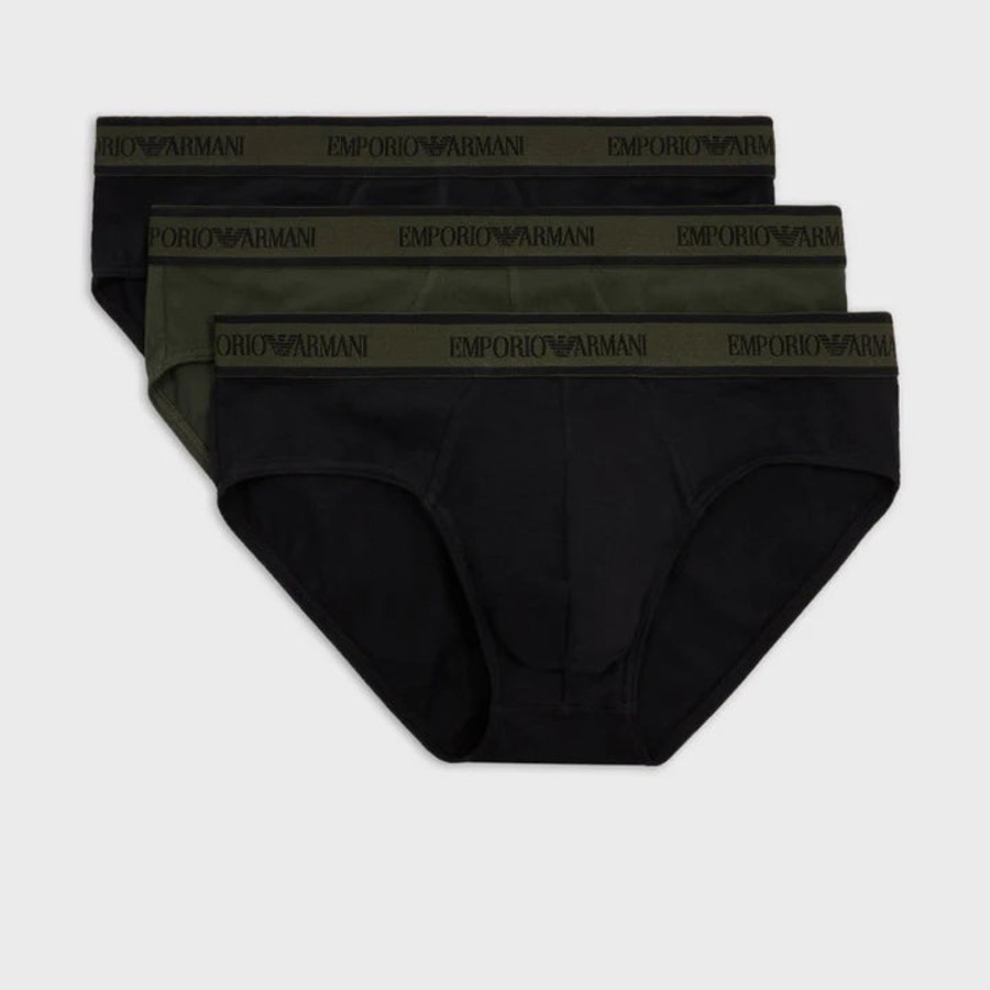 Emporio Armani Pack 3 Slips Hombre Emporio Armani | Calzoncillos