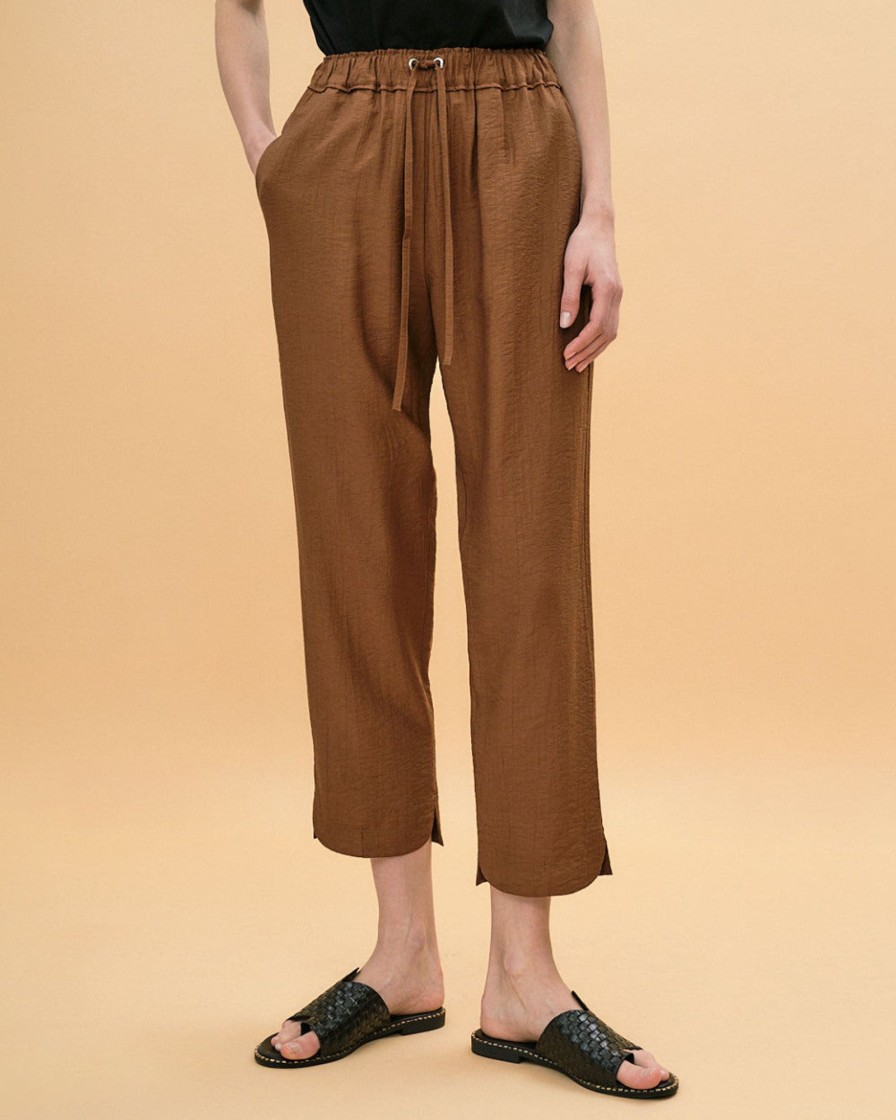 ACCESS Pantalon Con Cintura Elastica Access | Faldas Y Pantalones