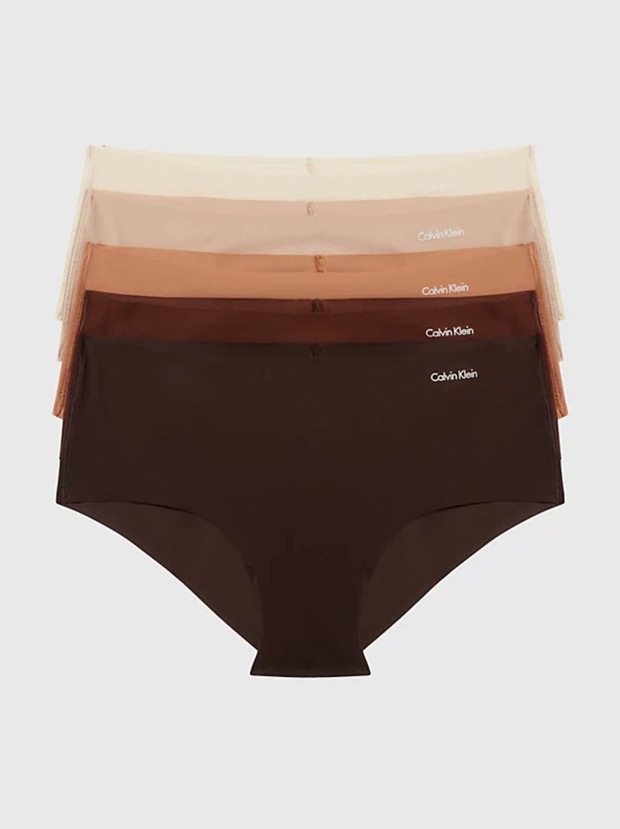 Calvin Klein Pack De 5 Braguitas Hipster - Invisibles Calvin Klein | Ropa Interior Mujer