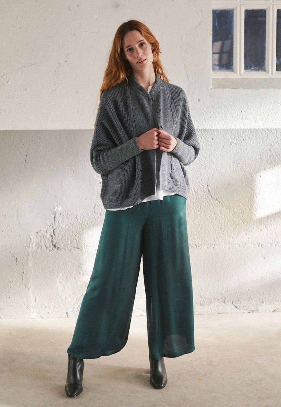 MI&CO Pantalon Ancho Satinado Biruji Mi&Co | Faldas Y Pantalones